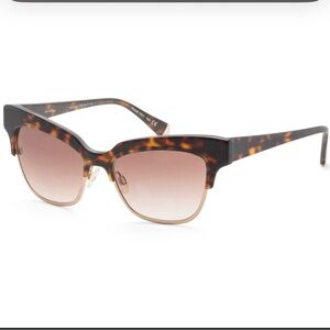 BCBGMaxAzria 53mm chunky square cat eye tortoise sunglasses NWT